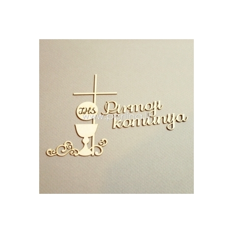 Chipboard "Pirmoji komunija", 3 pcs