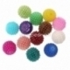 Combined acrylic beads, mixed, 20 mm, 5 pcs