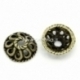 Bead cap, antique bronze, 10 mm, 1 pc
