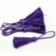 Polyester tassel, dark purple, 4,5 - 5,5 cm