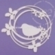 Kartoninė detalė "Paukščių giesmė 12", 1 vnt.