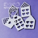 Chipboard "Gingerbread houses", 5 pcs