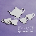 Chipboard "London Fog - Coffee set", 5 pcs