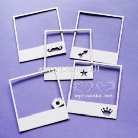 Chipboard "Photo frame, Mix 2", 5 pcs