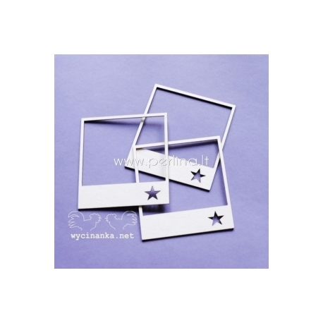 Chipboard "Photo frame, No.7", 3 pcs