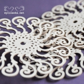Chipboard "Rosette - large rosettes", 3 pcs