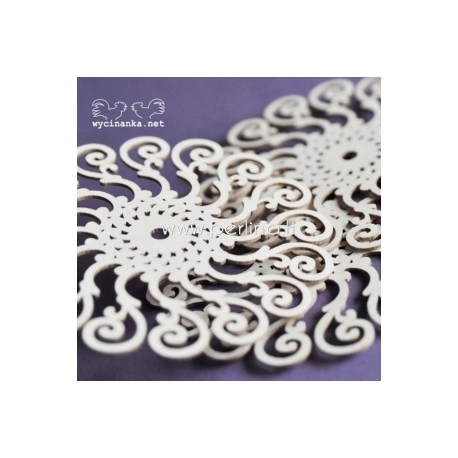 Chipboard "Rosette - large rosettes", 3 pcs