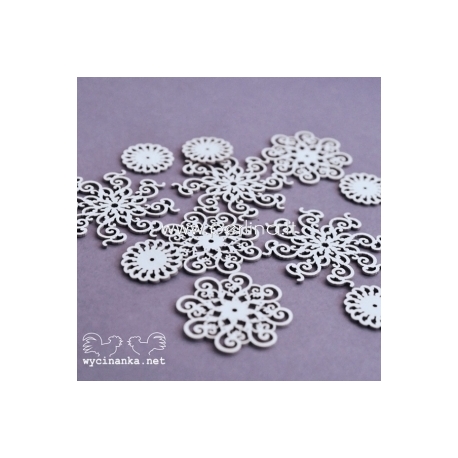 Chipboard "Rosette - rosettes kit", 11 pcs