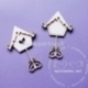 Chipboard "Let it snow - house 7", 2 pcs