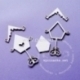 Chipboard "Let it snow - house 7", 2 pcs
