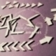 Chipboard "Arrows - four models", 40 pcs
