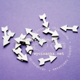 Kartoninė detalė "Rodyklės", 15 vnt.
