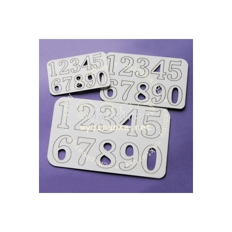 Chipboard "Number - three leaves", 30 pcs