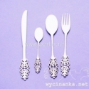 Chipboard "Retro style flatware", 4 pcs