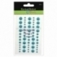 Eyelet Outlet Adhesive-Back Enamel Dots, blue, 60/pkg