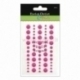 Eyelet Outlet Adhesive-Back Enamel Dots, dark pink, 60/pkg