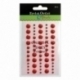 Eyelet Outlet Adhesive-Back Enamel Dots, red, 60/pkg