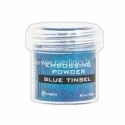 Reljefiniai milteliai "Embossing Powder - Blue Tinsel", 18 g.