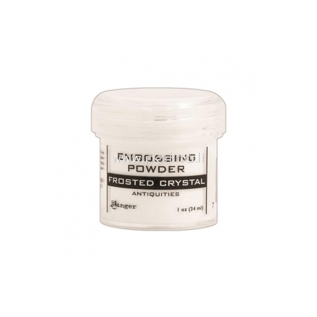 Reljefiniai milteliai "Embossing Powder - Antiquities frosted crystal", 34 g.