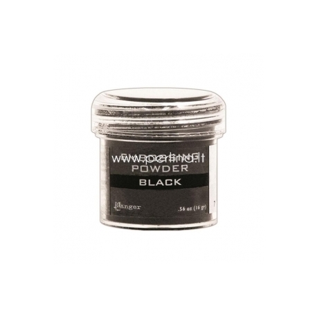 Reljefiniai milteliai "Embossing Powder - Black", 16 g.