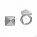 Aksesuaras apyrankei "Piramidė", sidabro sp., 16x11 mm