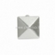 Bracelet accessory "Pyramid", silver tone, 16x11 mm