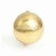 Bracelet accessory "Half round", gold plated, 16x11 mm