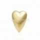 Bracelet accessory "Heart", gold plated, 14x13 mm