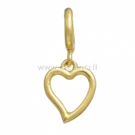 Bracelet accessory "Heart", gold plated, 28x13 mm