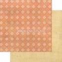 Paper "Indie Chic - Citron - Party Tangerine", 30,5x30,5 cm