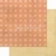 Paper "Indie Chic - Citron - Party Tangerine", 30,5x30,5 cm