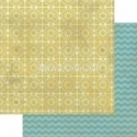 Paper "Indie Chic - Citron - Time Honeydew", 30,5x30,5 cm