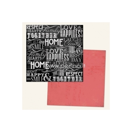 Popierius "Word Soup - Chalk Studio 2 Collection", 30,5x30,5 cm