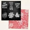 Popierius "Quote Me - Chalk Studio 2 Collection", 30,5x30,5 cm