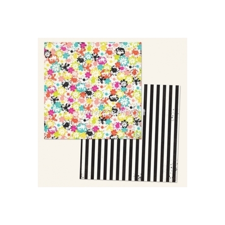 Popierius "Jubilee - Love Stamped - Wild Berry Collection", 30,5x30,5 cm