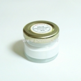 Paint for leather edge, white, 20 g.