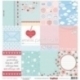 Popierius "Be My Valentine - You And Me Collection", 30,5x30,5 cm