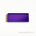 Stačiakampis veidrodėlis, violetinis, 8x20 mm