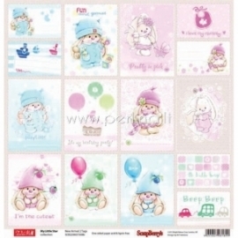 Paper "New Arrival 2 Tags - My Little Star Collection", 30,5x30,5 cm