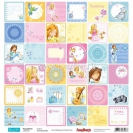 Paper "Cards 2 - Young&Free Collection", 30,5x30,5 cm