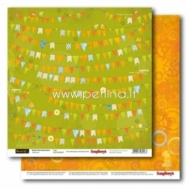 Paper "Flags - Basik's New Adventure Collection", 30,5x30,5 cm
