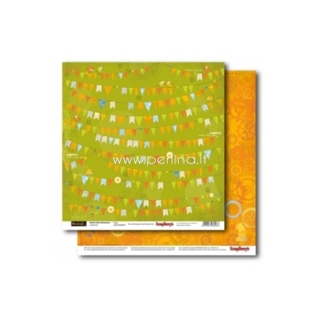 Paper "Flags - Basik's New Adventure Collection", 30,5x30,5 cm