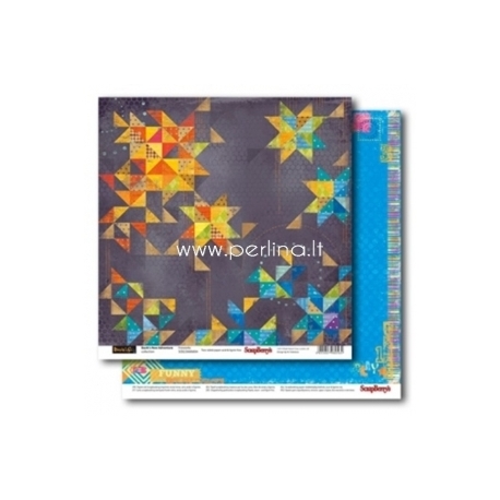 Paper "Fireworks - Basik's New Adventure Collection", 30,5x30,5 cm