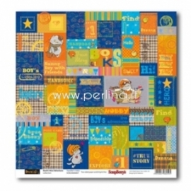 Paper "Traveller's Notes - Basik's New Adventure Collection", 30,5x30,5 cm