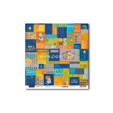 Paper "Traveller's Notes - Basik's New Adventure Collection", 30,5x30,5 cm