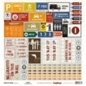 Paper "Cards 1 - Edge Of Town Collection", 30,5x30,5 cm
