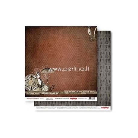 Popierius "Digital Engine - Mechanical Illusions Collection", 30,5x30,5 cm