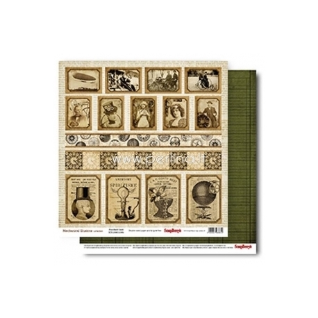 Paper "Punched Card - Mechanical Illusions Collection", 30,5x30,5 cm