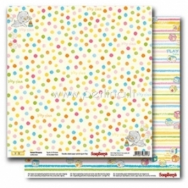 Paper "Spots&Stripes - Sweet Dreams Collection", 30,5x30,5 cm
