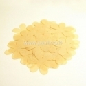 Fabric flowers, yellowish cream, 1 pc, select size